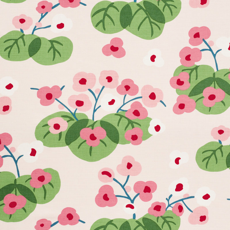 Tissu Saku, Rose