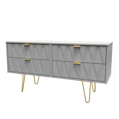 Aleza 115cm W 4 - Drawer Chest of Drawers