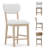 Upholstered Solid Wood Bar Stool-329192034