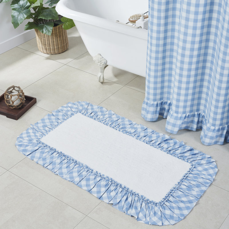 Tapis de bain Annie, L 27 po x L 48 po, Bleu crépuscule