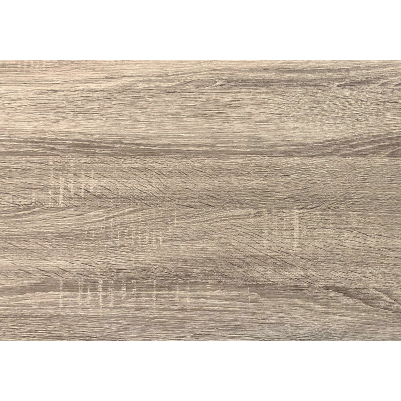 Table contemporaine 3 pièces - tables basses et 2 tables de bout, stratifié taupe foncé, détails en métal noir, rangement supplémentaire pour la maison,