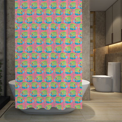 Rideau de douche simple Aule