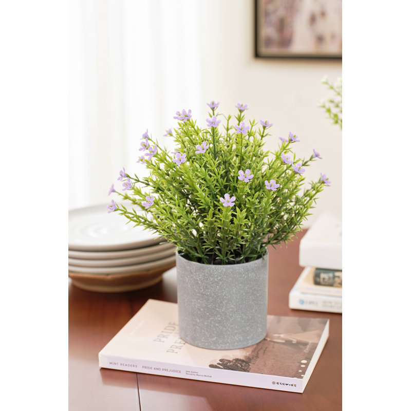 Artificial Milan In Pot, Purple