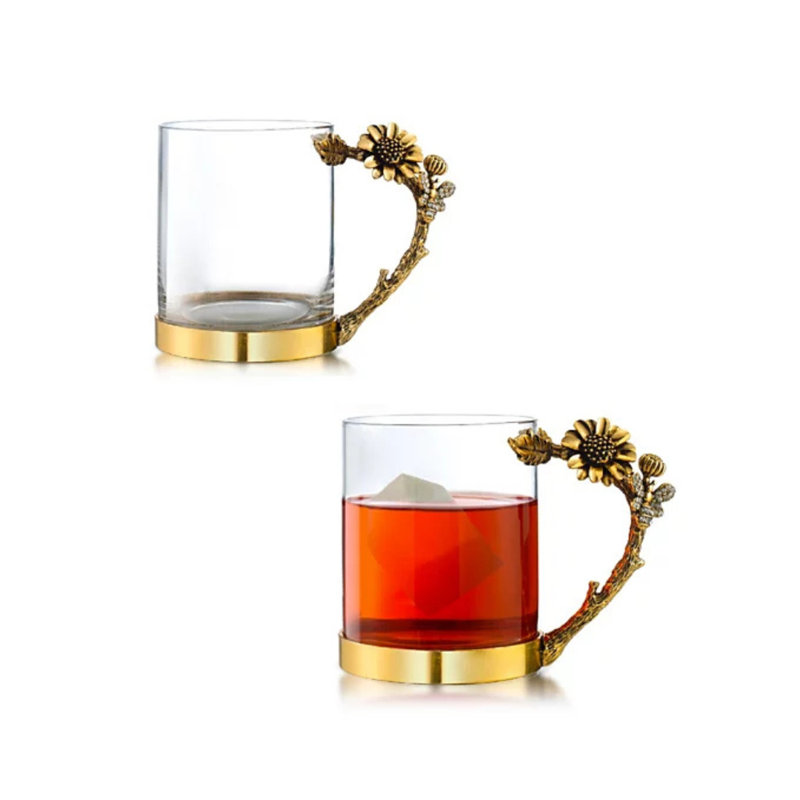 Tasse antique en or 14 oz