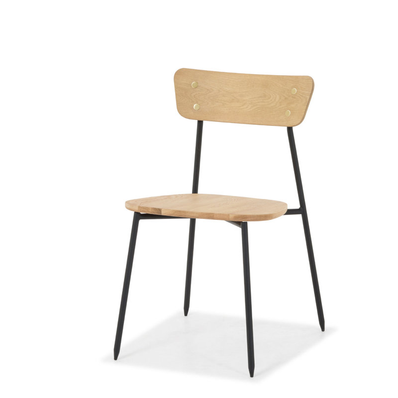 18.5'' H Oak Side Chair