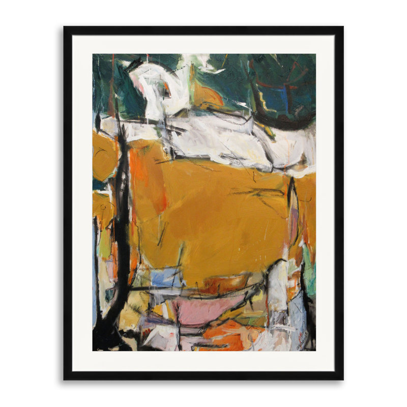 Triptych 3, First Light Print by William O'connor, Black Framed Paper, 30" H x 24" W