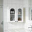 Armoire murale 2 portes en verre
