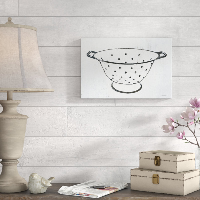 « Retro Pasander » par Kathrin Lovell-peinture sur toile, H 12 po x l 18 po