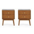 Barchov 46cm W Solid Wood Bedside Table