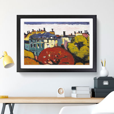 Landscape in Paris by Henry Lyman Sayen - Picture Frame Painting