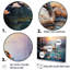 «White Flamingo Twilight», ensemble de reproductions d'art mural animal flamant-617724590