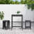 Niamora 17 Stories Bar Set with Wood Frame and Solid Wood Outer Material-532859829