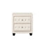 Ensemble de meuble-lavabo très grand et capitonné 4 pièces de style moderne Encore en bois beige
