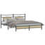 Bed Frame Without Mattress Sonoma Oak Engineered Wood