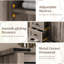 Commode 5 tiroirs Grey Farmhouse-1480211075