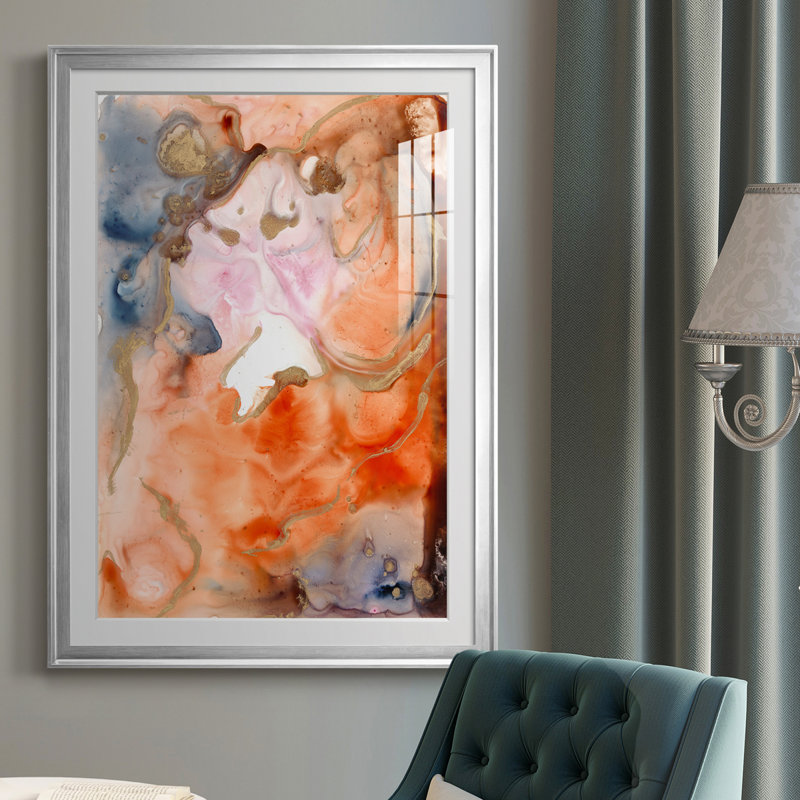 «Lighting The Way III» - Impression, Cadre argenté, H 36,5 po x l 26,5 po x P 1 po