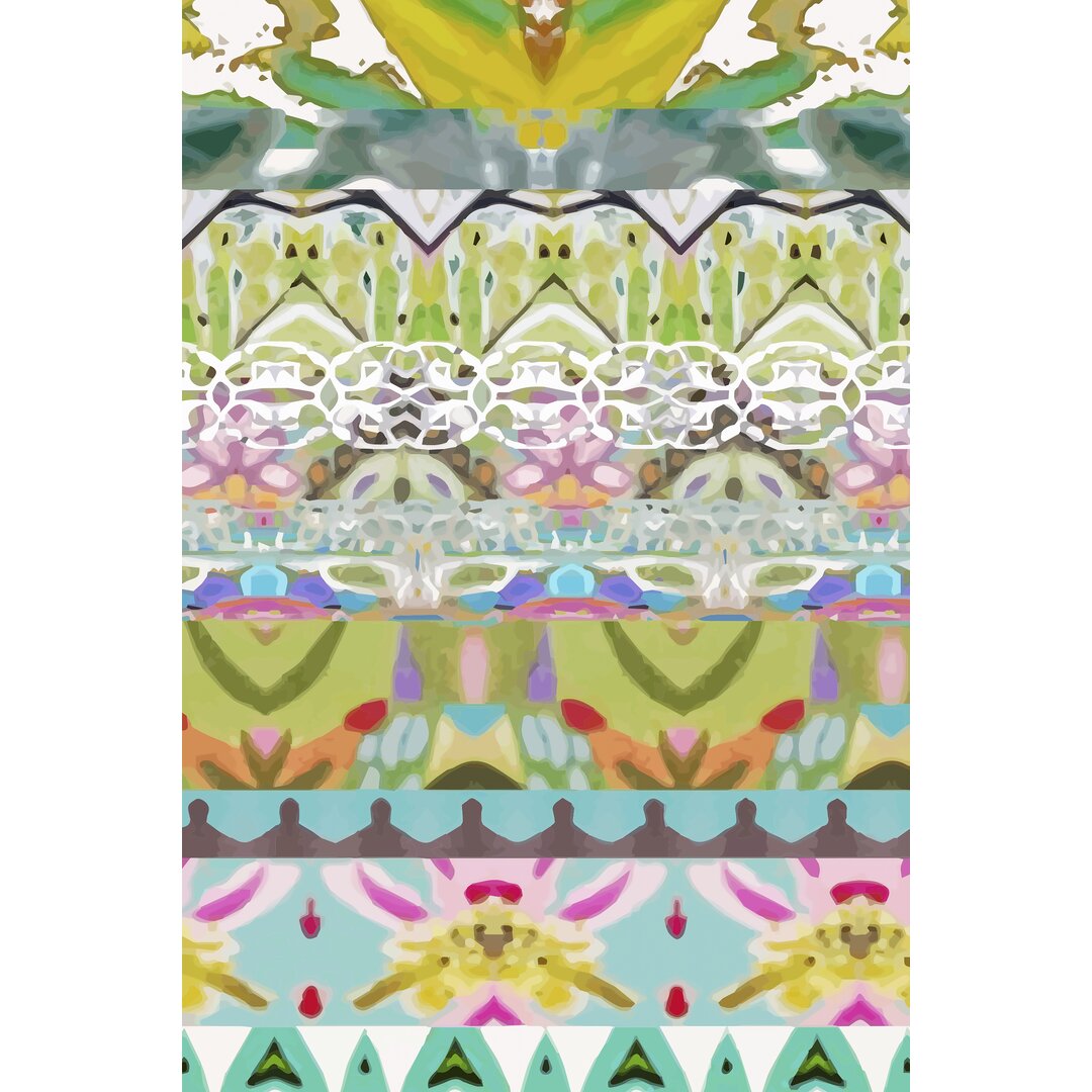 Leinwandbild Border Boho I von Karen Fields