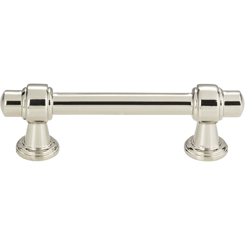 Bronte 6 5/16" Center to Center Bar Pull, Polished Nickel, 3"