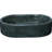Polished Green Natural Marble Vessel Sink for Bathroom Countertops, Oval Shape with Handcrafted Finish, Measuring 23.6 x 15.7 x 5.9 Inches-119869048