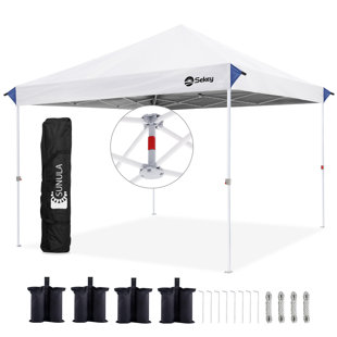 Sekey 10x10 Pop Up Canopy With One Push Setup-easy Up Canopy With 99% Uv Blocking - Instant Outdoor Sun Shade For Events, Parties, Camping- Commercial Gazebo With Weight Bags,wind Proof&waterproof