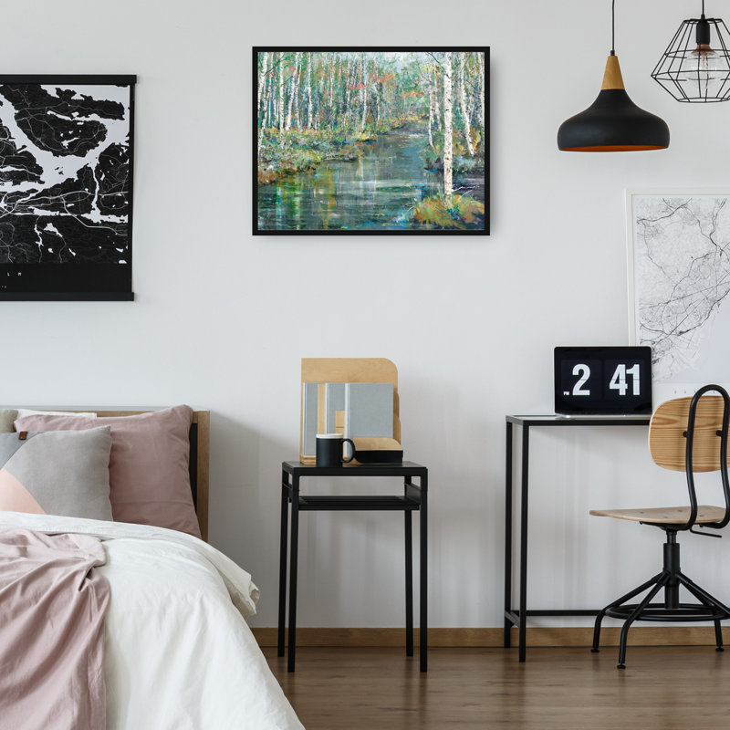 Streaming by Studio Arts Canvas Wall Art Print, 31" H x 41" W