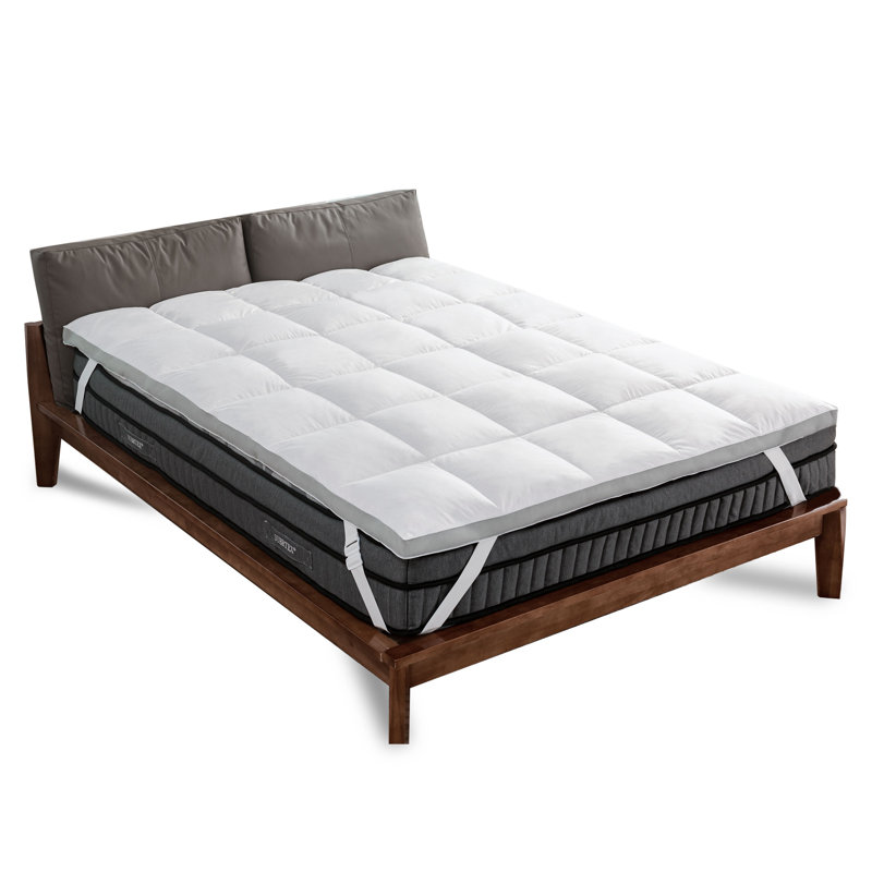 Surmatelas en duvet d'oie blanc Lise, Simple