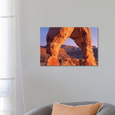 Delicate Arch And La Sal Mountains, Arches National Park, Utah II by Tim Fitzharris - Gallery-Wrapped Canvas Giclée on Canvas