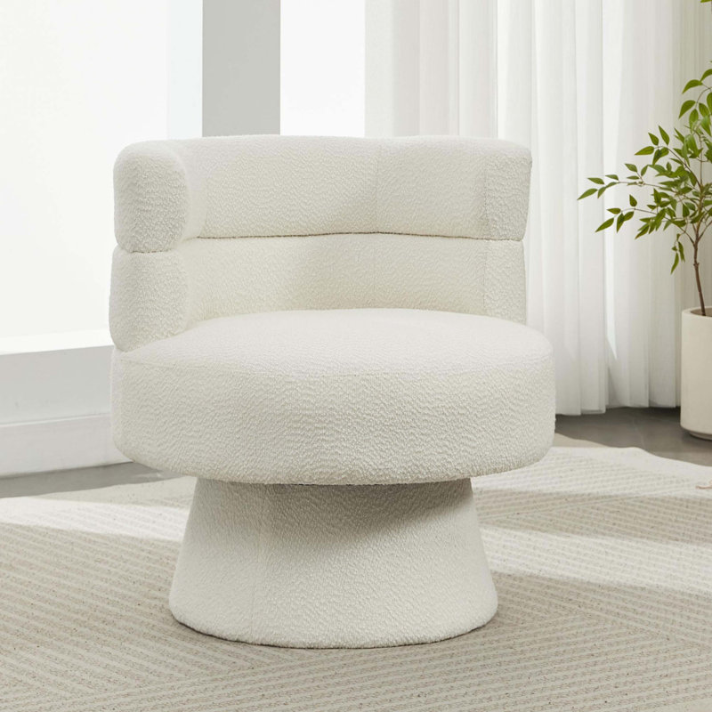 Chaise contemporaine pivotante à 360 °