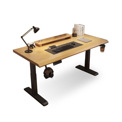 Bureau debout en bois massif Burlywood