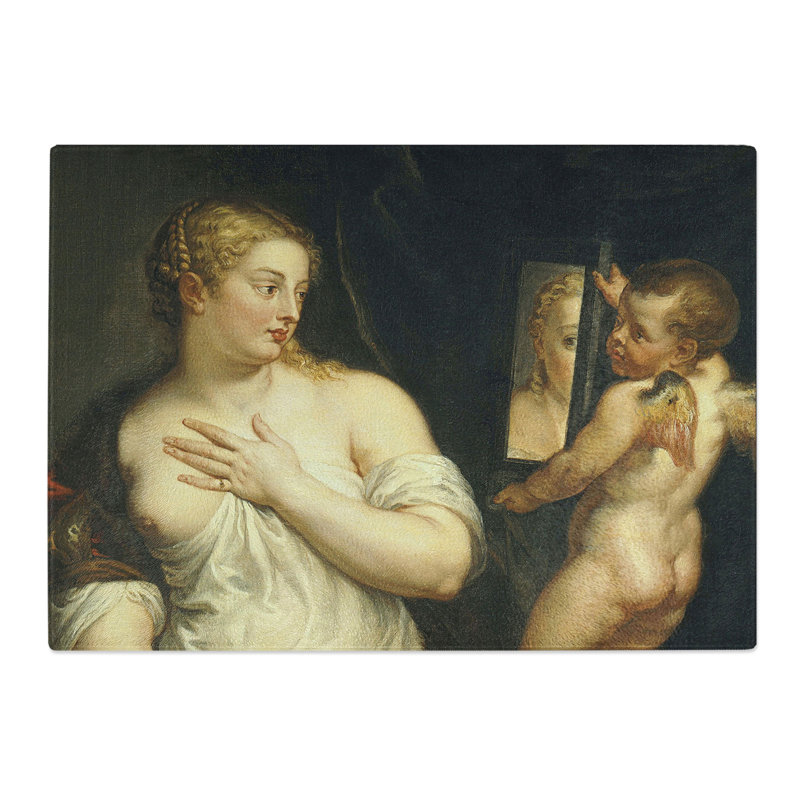 Venus and Cupid by Peter Paul Rubens Chopping Board, 0.4cm H x 28.5cm W x 39cm L