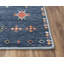 Tapis bleu en laine touffeté à la main Southwestern-1535786190