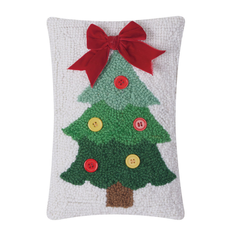 Coussin en laine Christmas