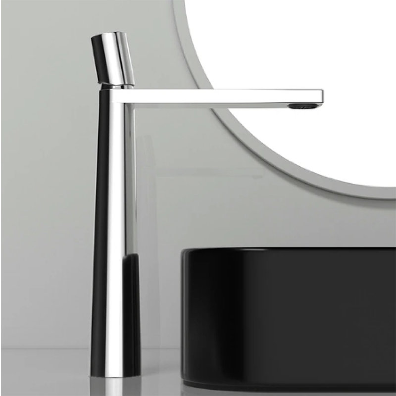 Sandwell Deck Mounted 12 Vanity Faucet Contemporary Design, Chrome
