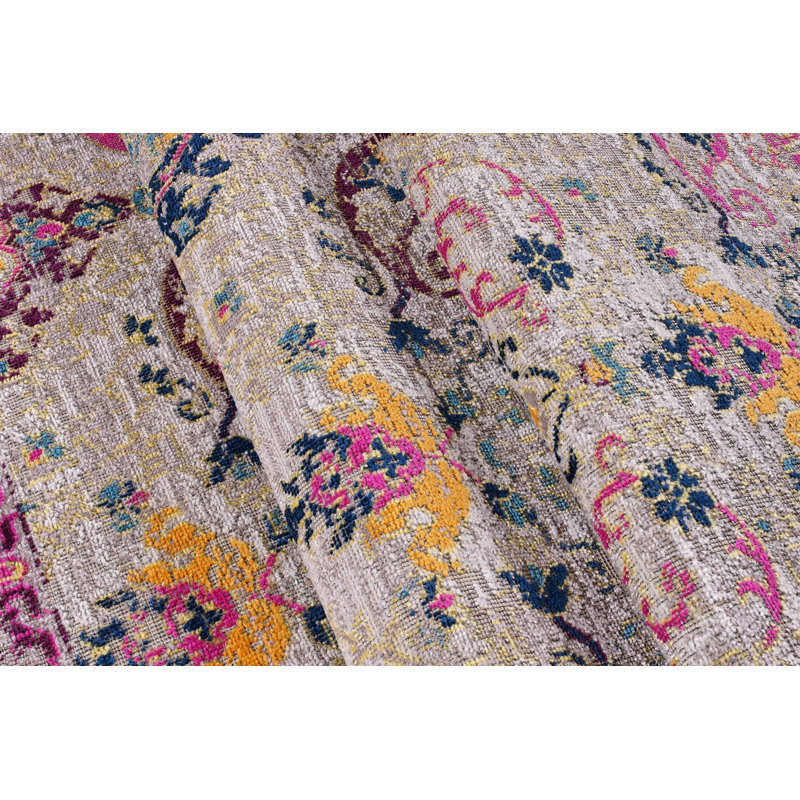 Tapis oriental rose / beige Harrold, Rectangulaire 5 pi 3 po x 7 pi 6 po