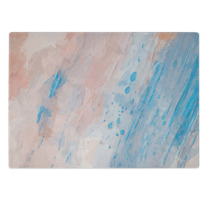 Glass Kind Love in Abstract Chopping Board