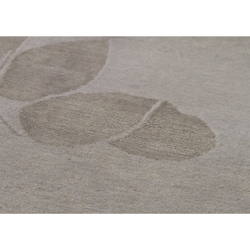 Hand-Knotted High-Quality Gray Area Rug