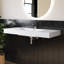 Lavabo de salle de bain mural double 47 po SMC