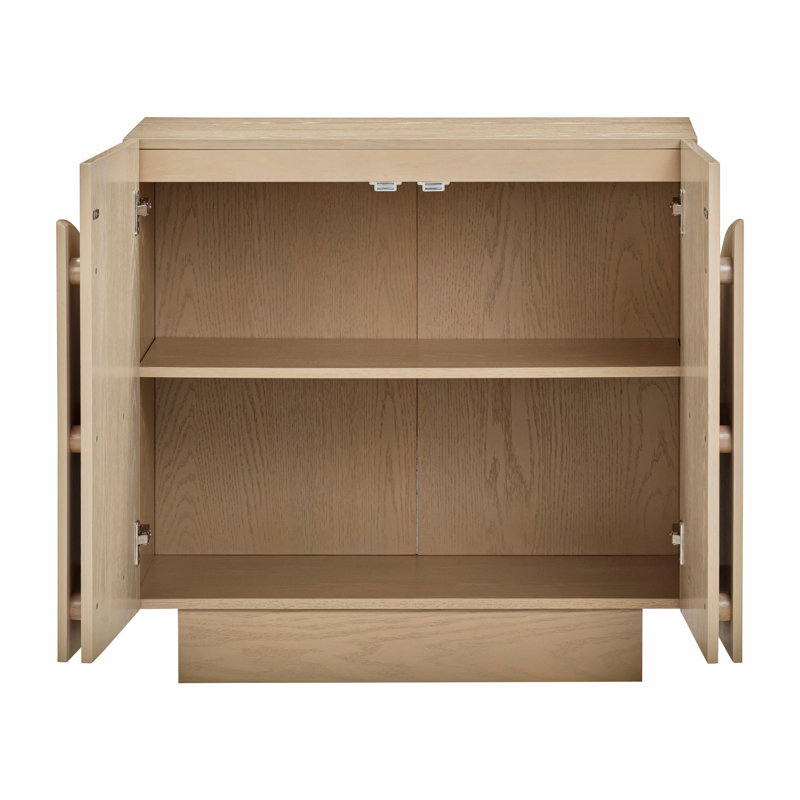 Armoire de rangement Mid Mid Century, Chêne clair