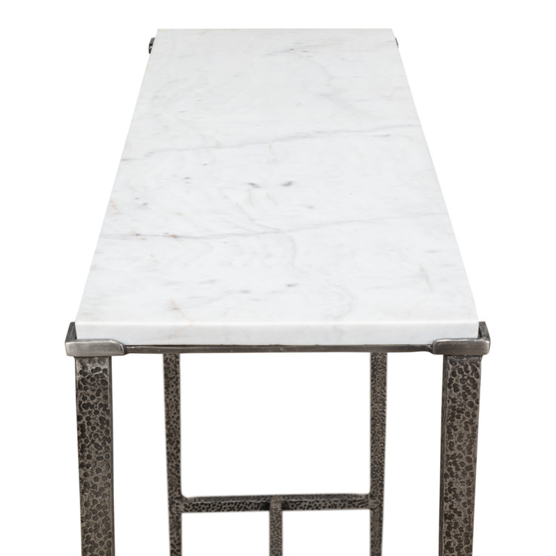 Banswara 36'' W Marble Console Table