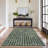 Machine Washable Rug Modern Plaid Rug Soft Area Rug Non Slip Soft Thin Rug Low Pile Foldable Rug for Living Room, Bedroom, Dining Room-841894465