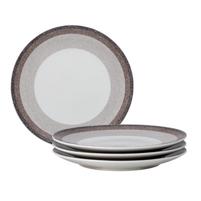 Noritake Colorscapes Layers Coupe Salad Plates, 8 1/4"