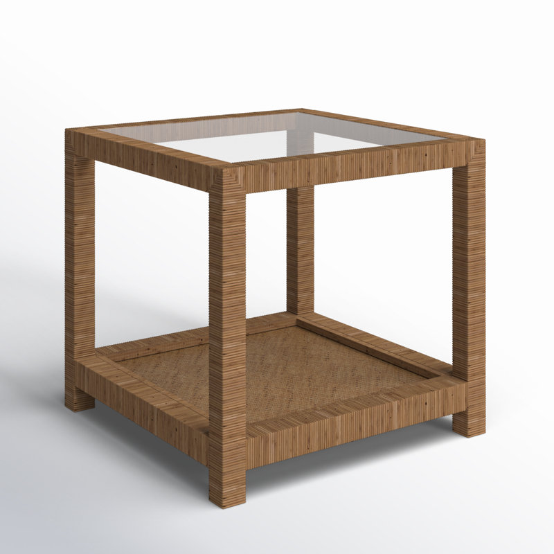 Adalard Glass End Table