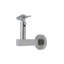 Glass Mount Handrail Bracket with Round Rose and Curved Plate-70705645