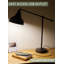 Lampe de bureau 29 po en bronze huilé avec USB