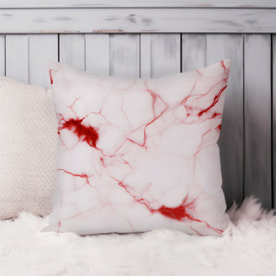 Abstract Marble Agate Geode Pattern - VII Modern Throw Pillow Cover