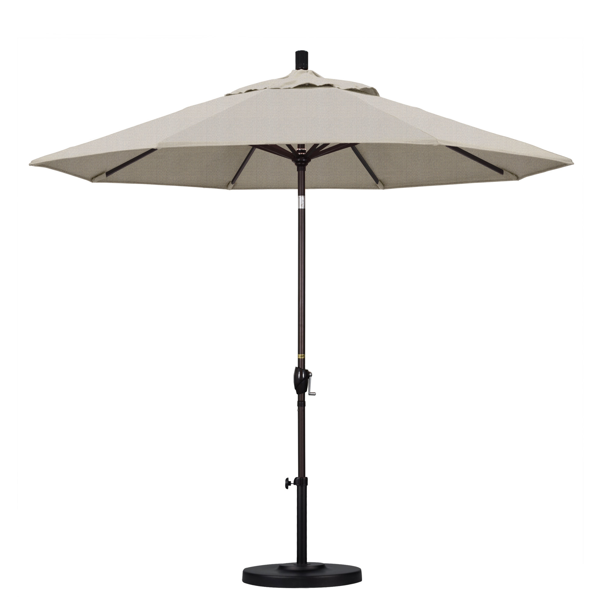 Iuka 108'' Outdoor Umbrella, Woven Granite Performance