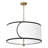 Montelle 4-Light Dimmable Drum Fabric Chandelier,