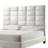 Kaster Vegan Leather Platform Bed-937276829
