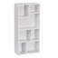 Ensemble de 2 étagères et bibliothèques Melgarejo, armoire de rangement d'angle autoportante avec plusieurs tablettes ouvertes, 2 étagères de rangement au sol pour le bureau à domicile, le salon ou la chambre à coucher-987725707
