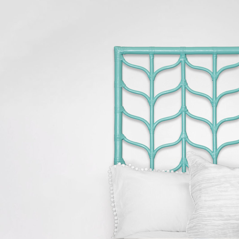 Ivy Open-Frame Headboard, Turquoise, King